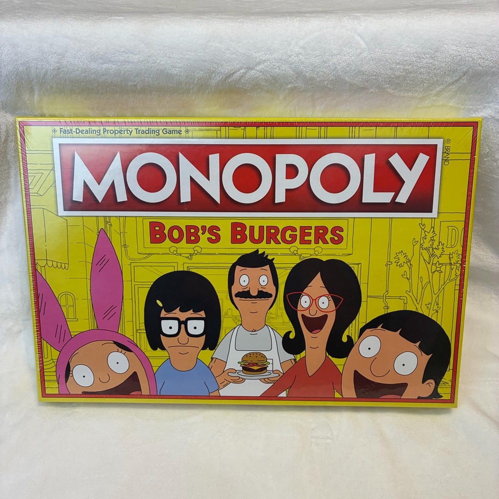 Bob’s Burgers Monopoly Board Game Sealed Collectible Tokens USAopoly